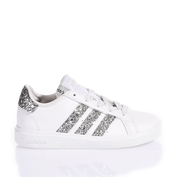 Adidas Junior Spike Silver