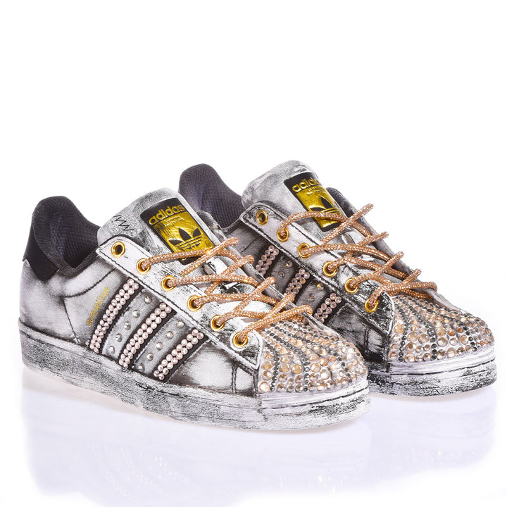 Adidas Superstar Tip Swarovski Gold