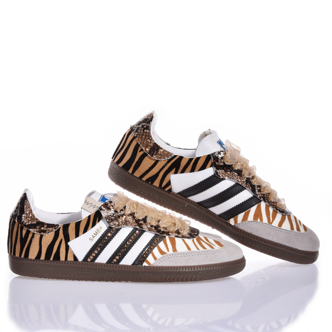 Adidas Samba Zebra Cream