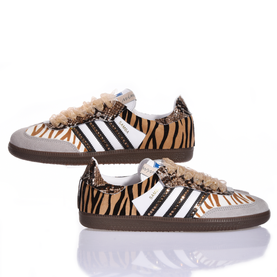 Adidas Samba Zebra Cream