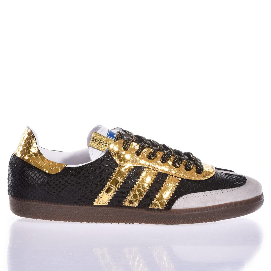 Adidas Samba Snake Black Gold Adidas Samba Snake Black Gold