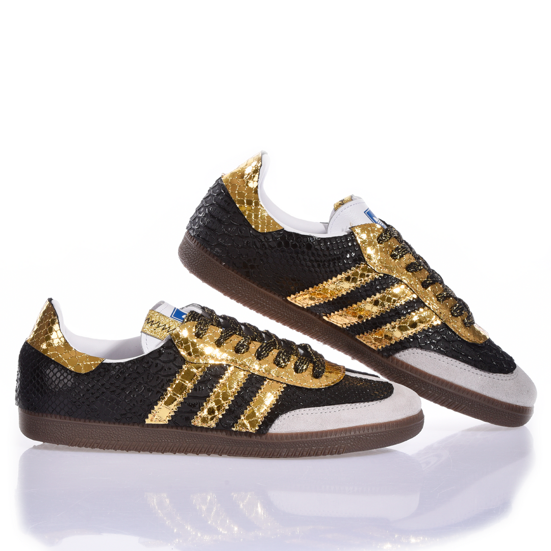 adidas gazelle silver green womens Adidas Samba Snake Black Gold