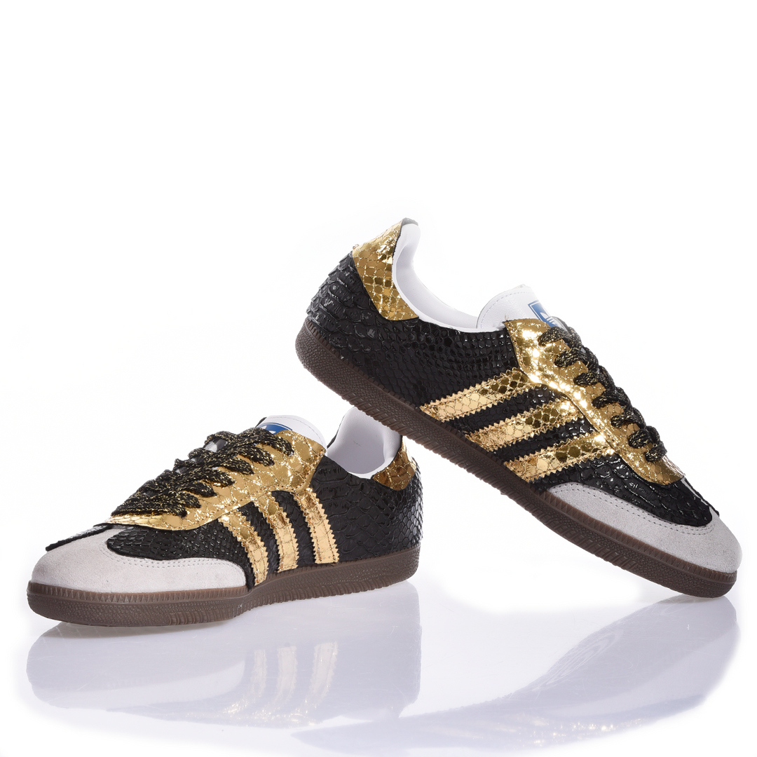 Adidas Samba Snake Black Gold Adidas Samba Snake Black Gold