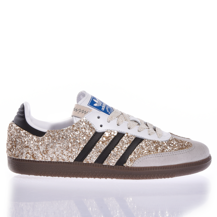 Adidas Samba Glitter Shimmer Gold