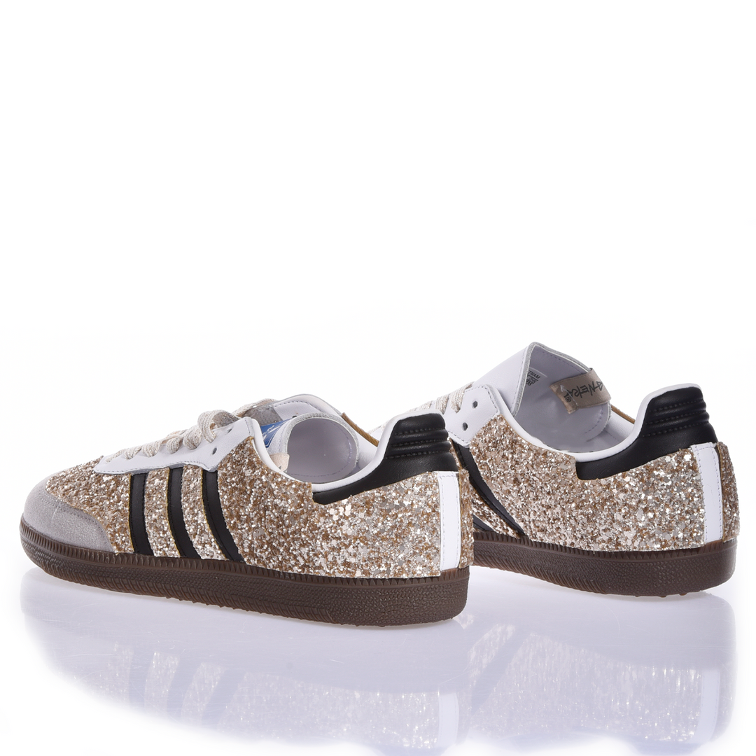 Adidas Samba Glitter Shimmer Gold