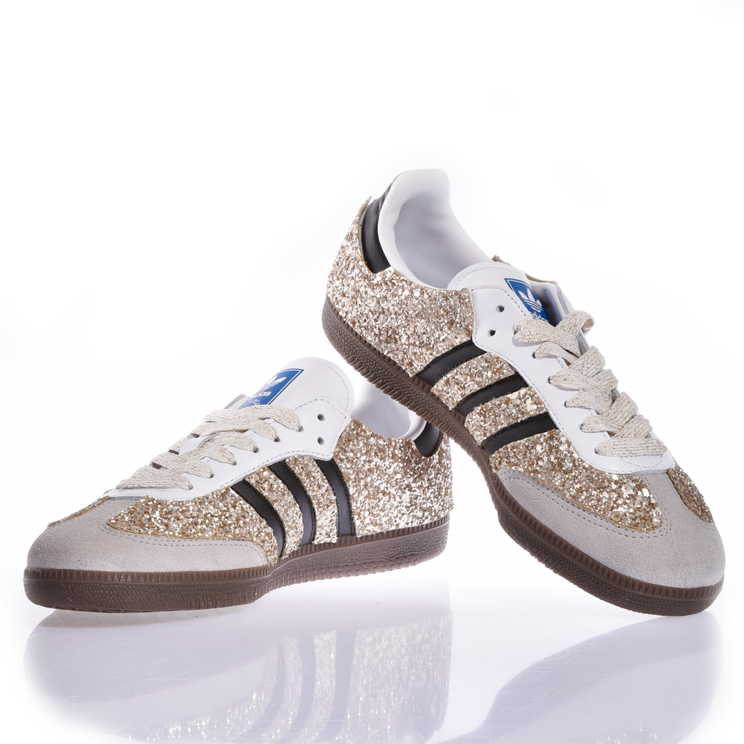Adidas Samba Glitter Shimmer Gold