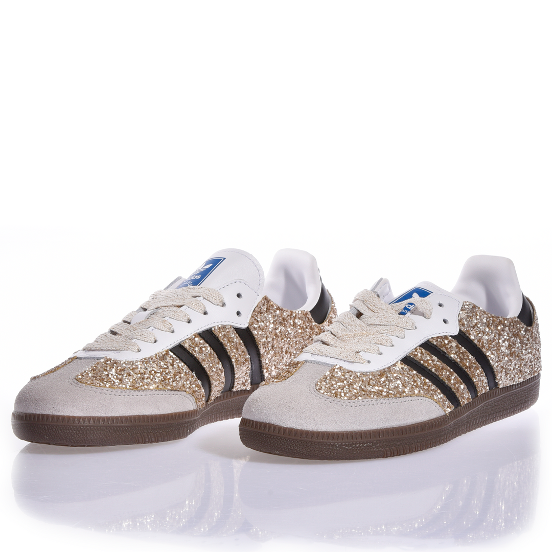 Adidas Samba Glitter Shimmer Gold