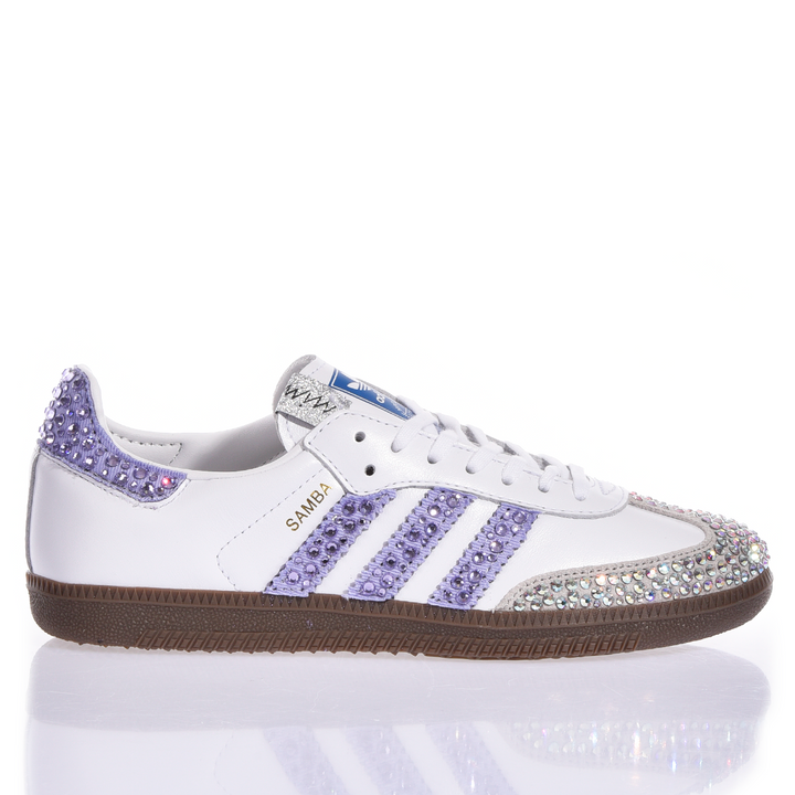 Adidas Samba Swarovski Lilac