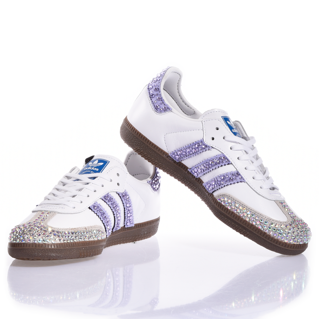 Adidas Samba Swarovski Lilac