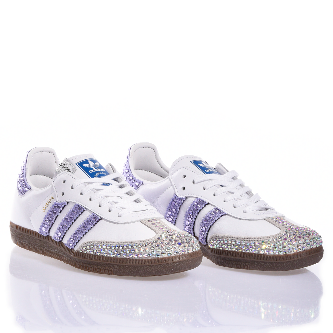 Adidas Samba Swarovski Lilac