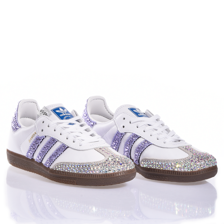Adidas Samba Swarovski Lilac