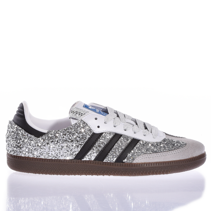 Adidas Samba Glitter Shimmer Silver