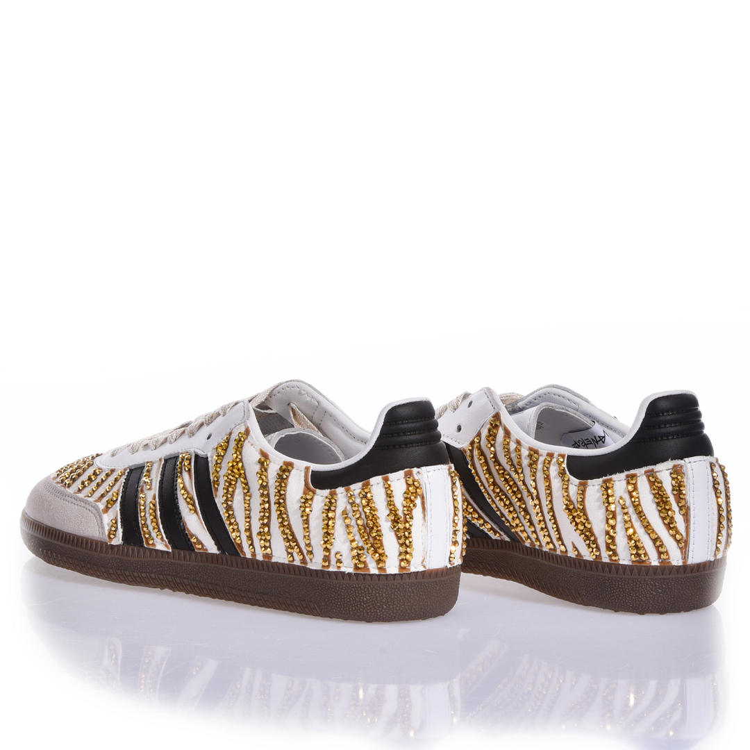 Adidas Samba Swarovski Zebra cream