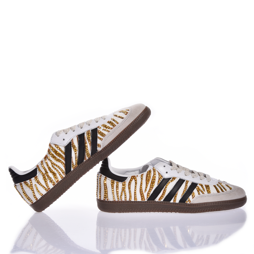 35 1/2 EU Adidas Samba Swarovski Zebra 35 1/2 EU Adidas Samba Swarovski Zebra