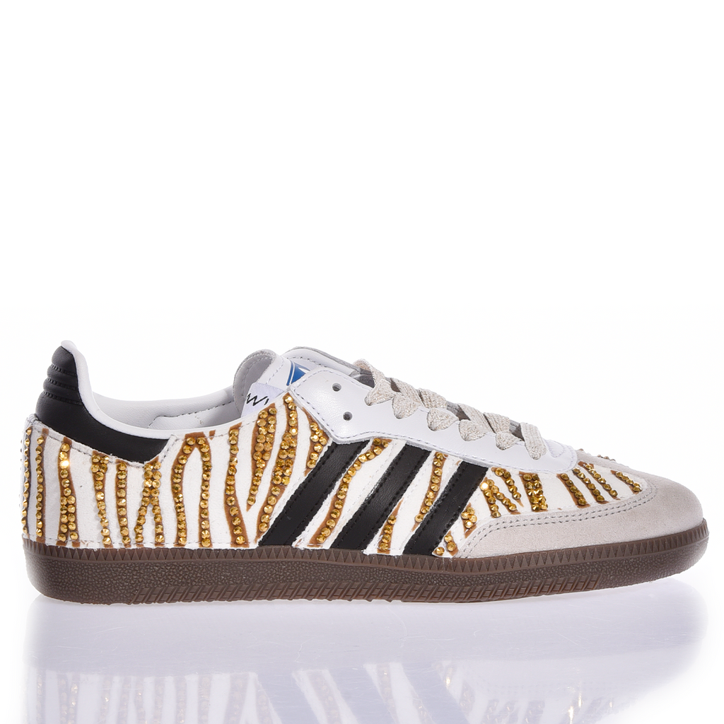 Adidas Samba Swarovski Zebra
