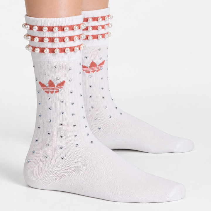 Adidas Socks Perly White Rose
