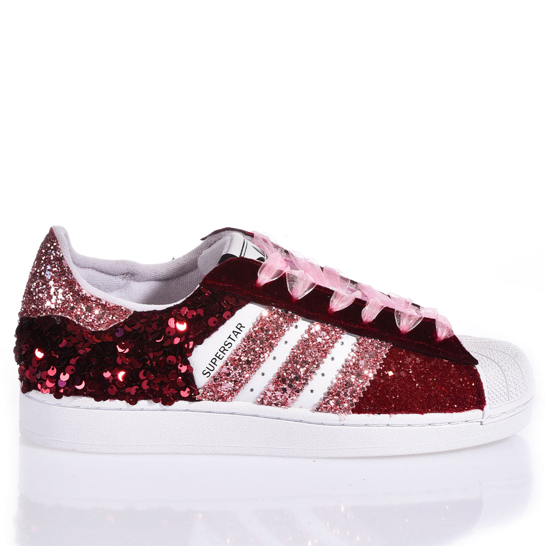 Adidas Superstar Burgundy Blush