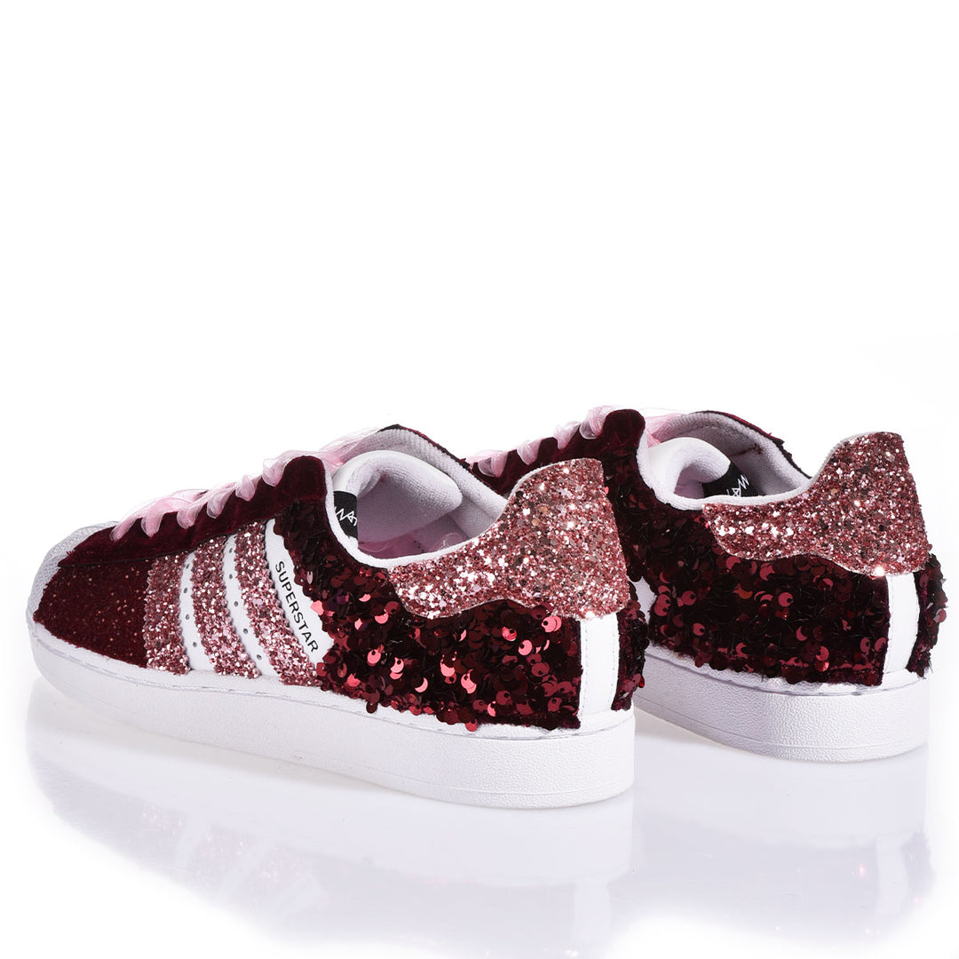 Adidas Superstar Burgundy Blush