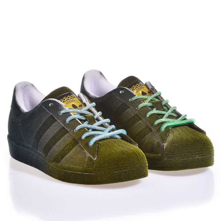 Adidas Superstar Velvet Green