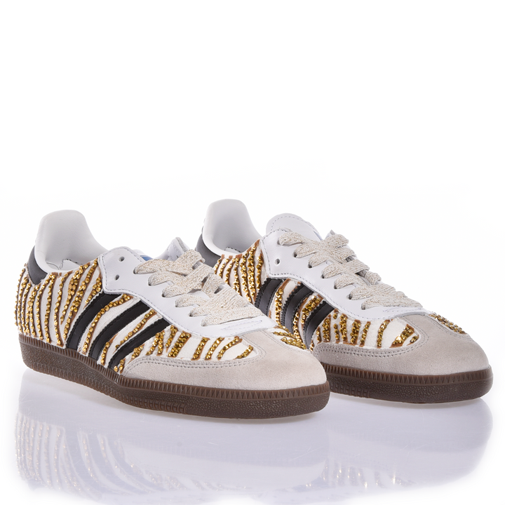 Adidas Samba Swarovski Zebra cream
