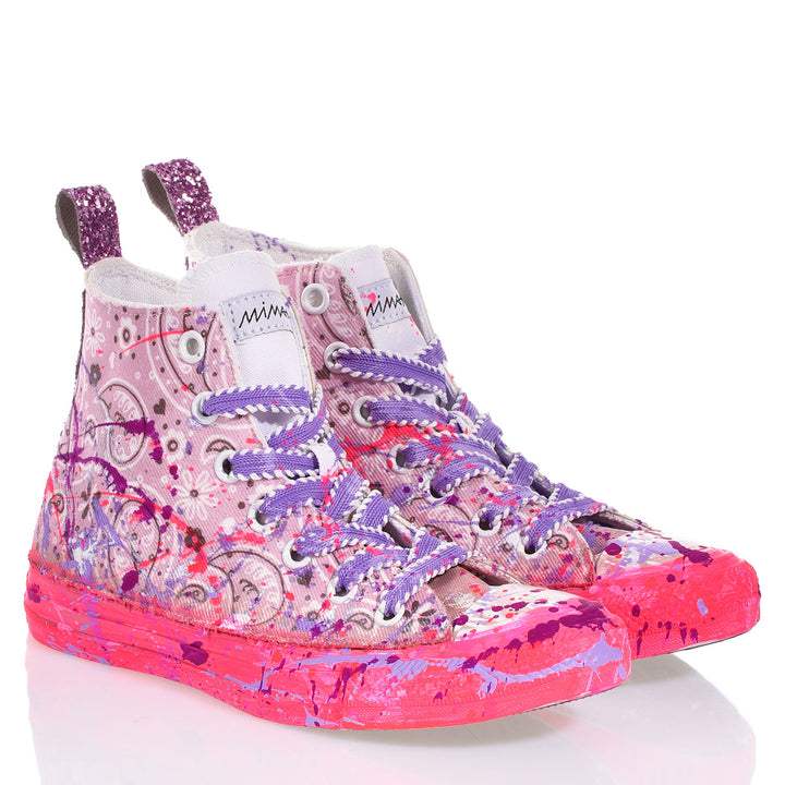 Converse Pink Paisley