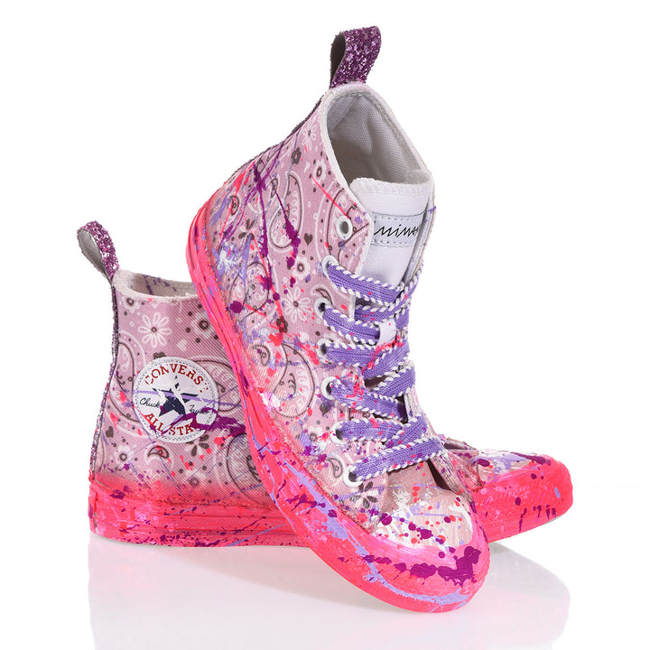 Converse Pink Paisley
