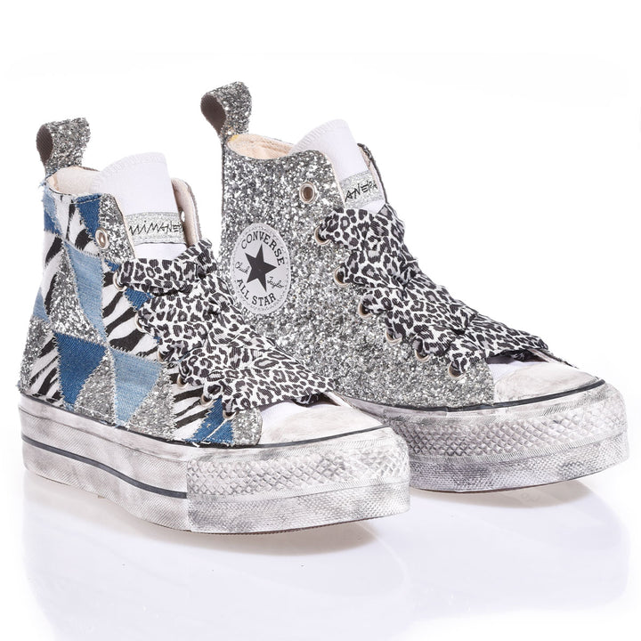 Converse Plafrom Zebra Jeans