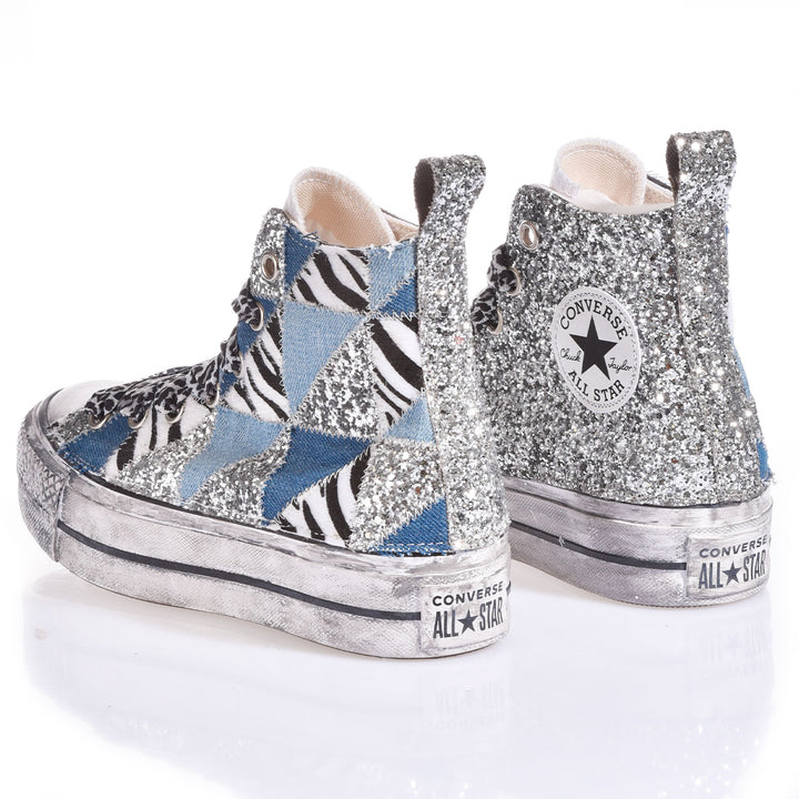 Converse Plafrom Zebra Jeans