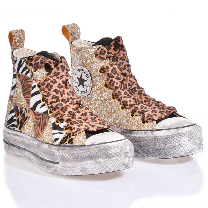 Converse Platform Gold Animalier