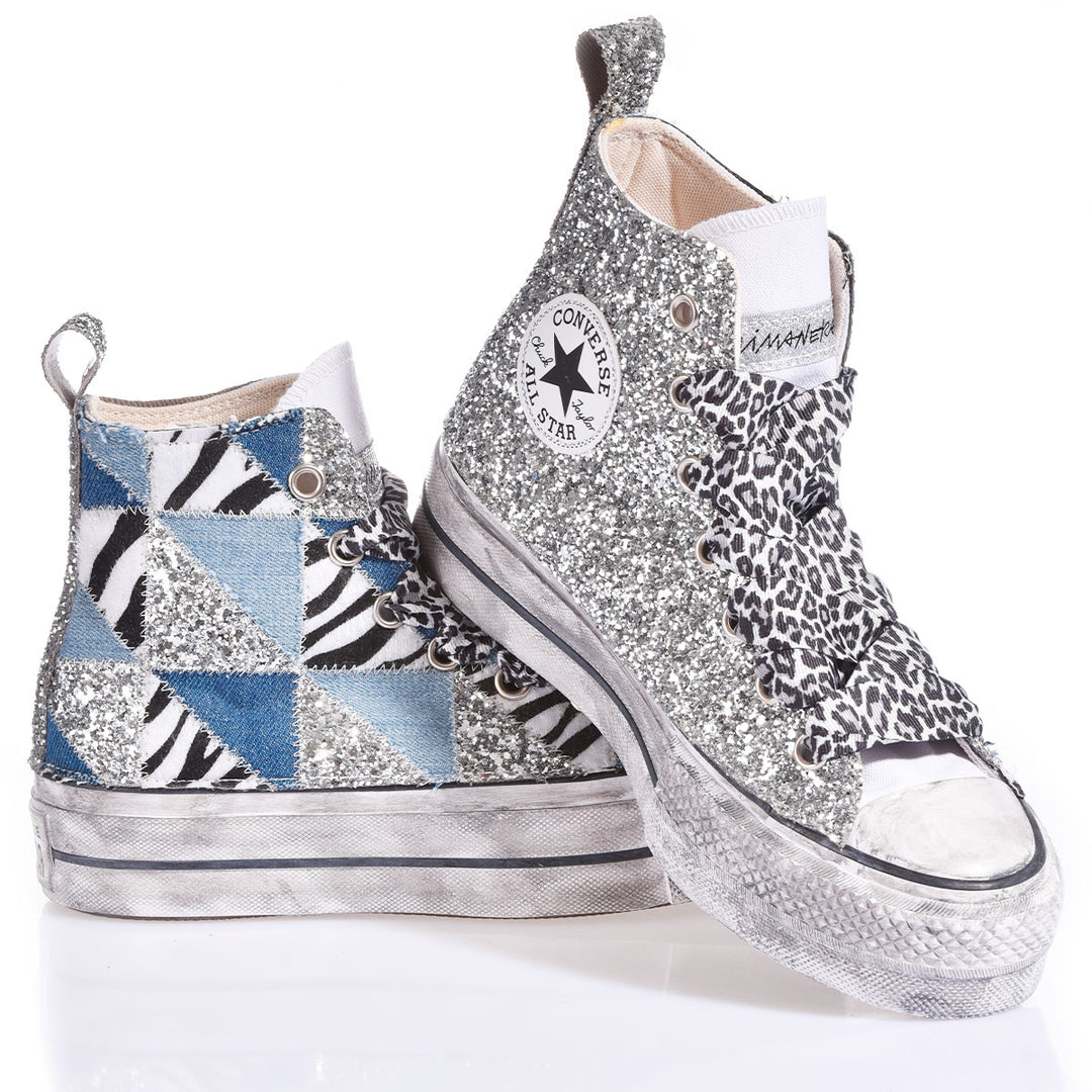 Converse Plafrom Zebra Jeans