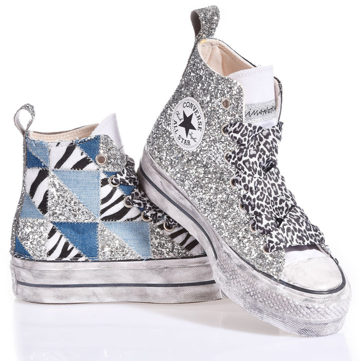 Converse Plafrom Zebra Jeans