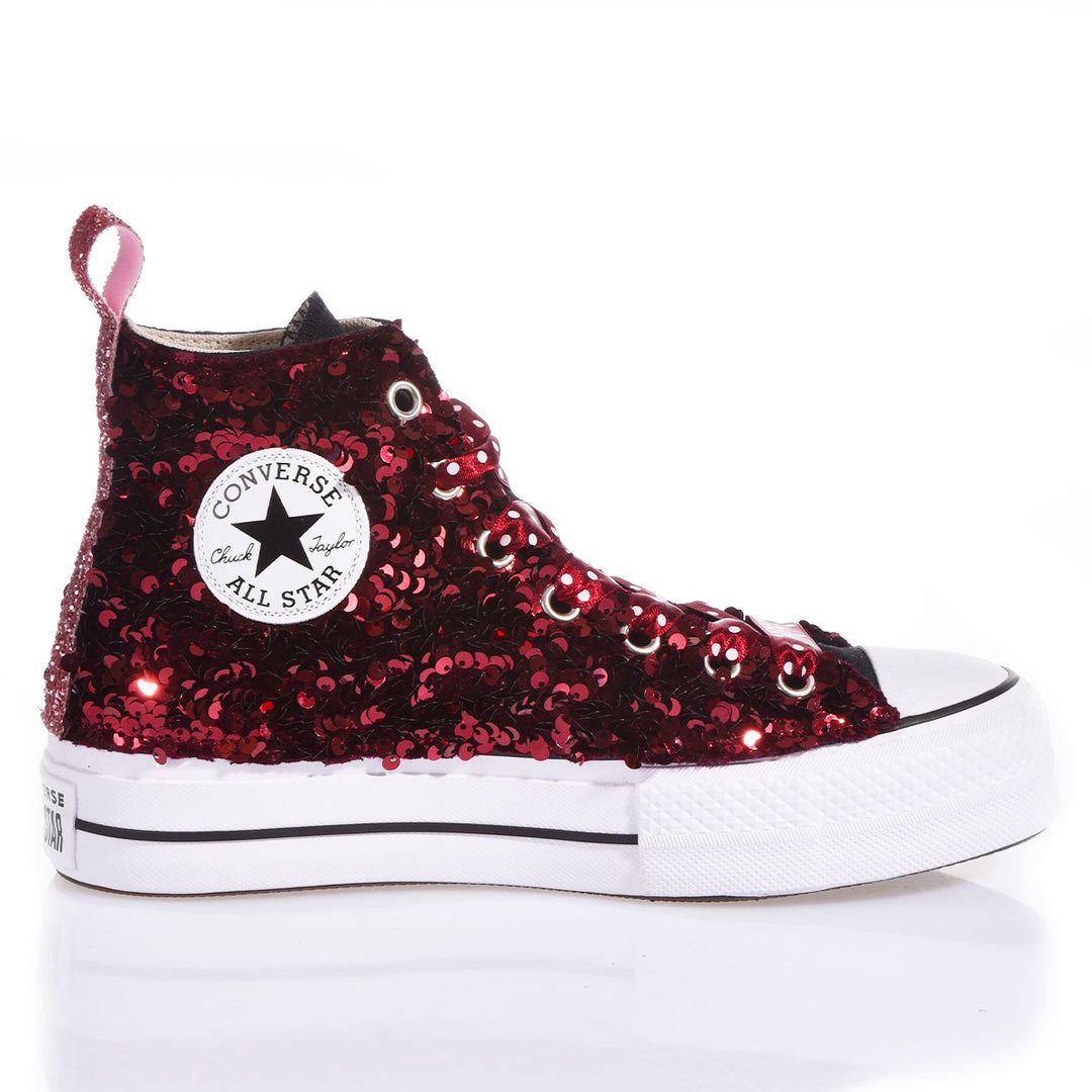 Converse Platform Burgundy