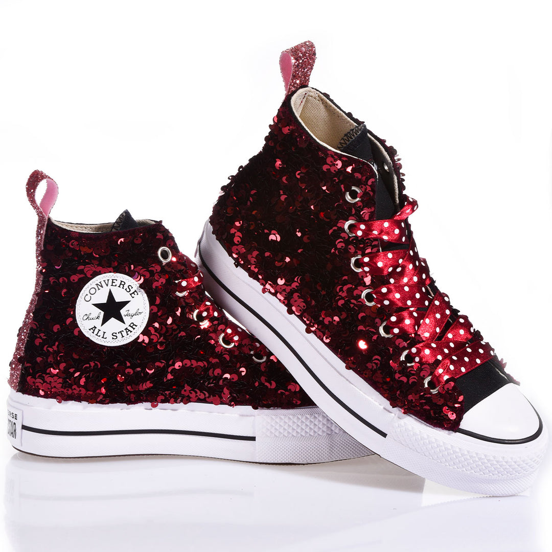 Converse Platform Burgundy