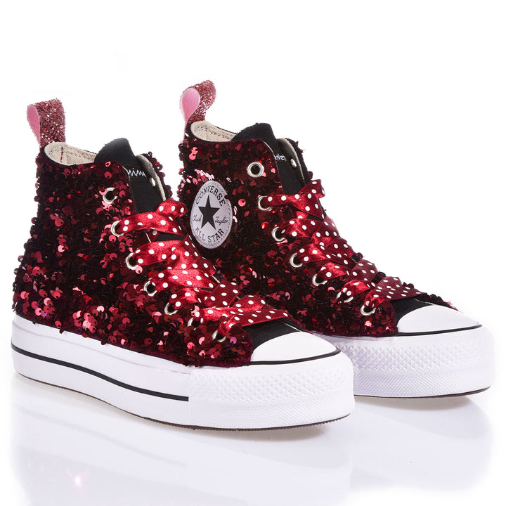 Converse Platform Burgundy
