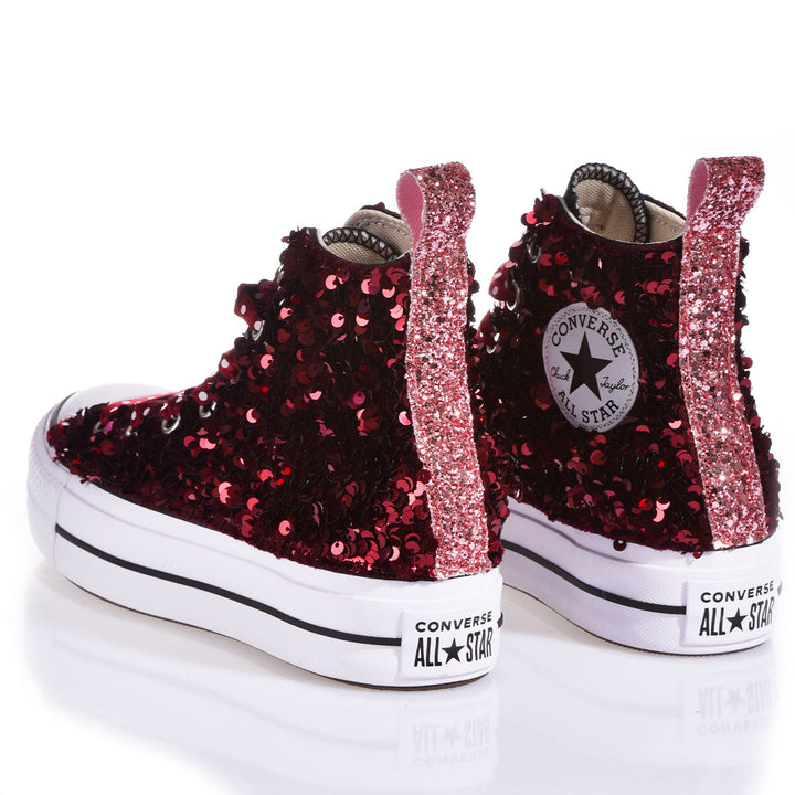 Converse Platform Burgundy