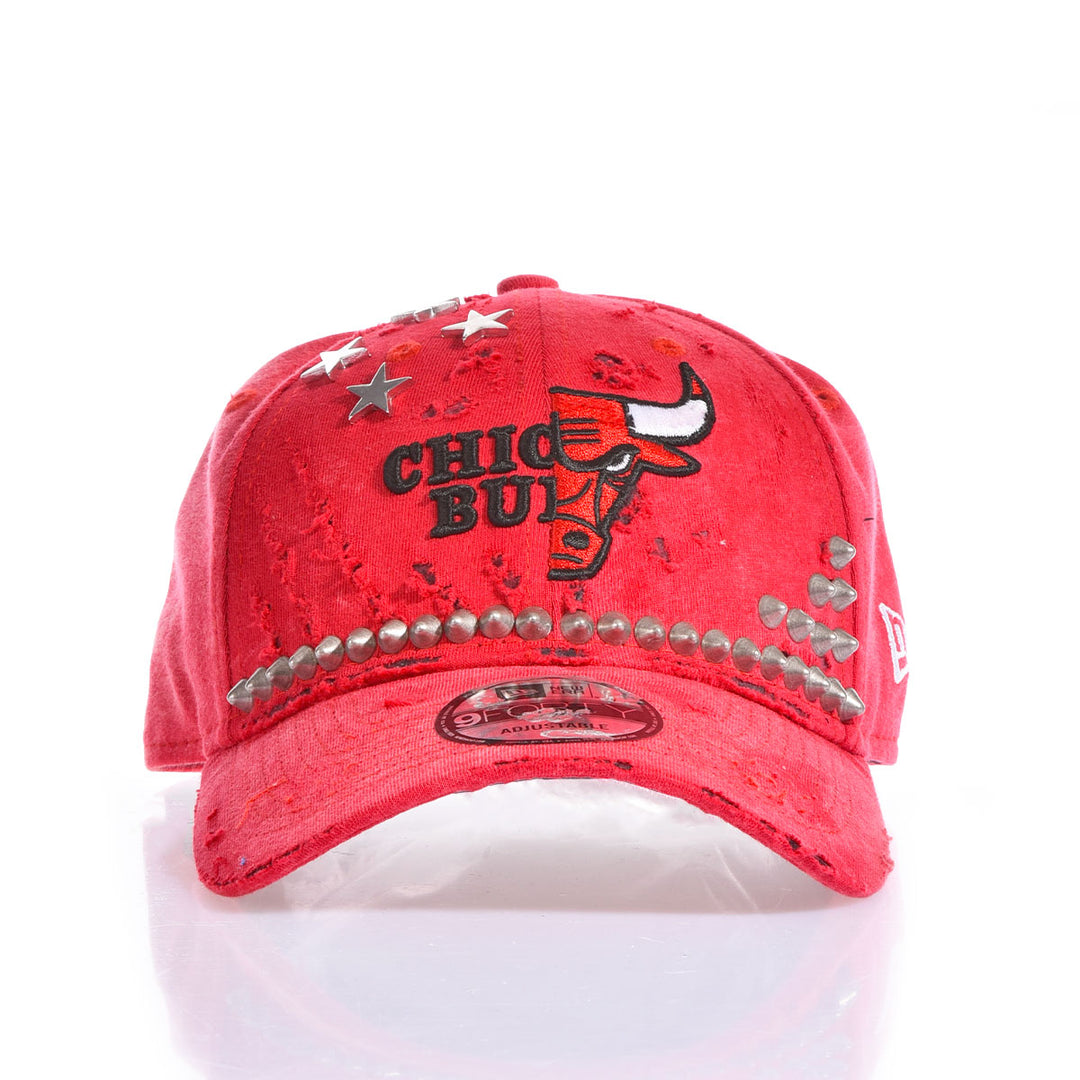 New Era Chicago Bulls Red Studs