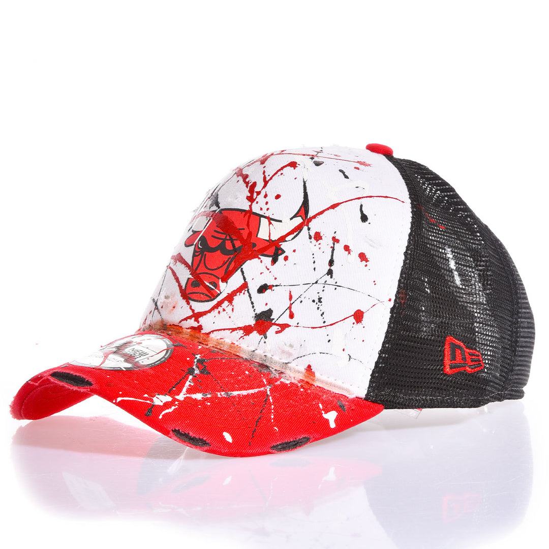 New Era Bulls logo Red Splash