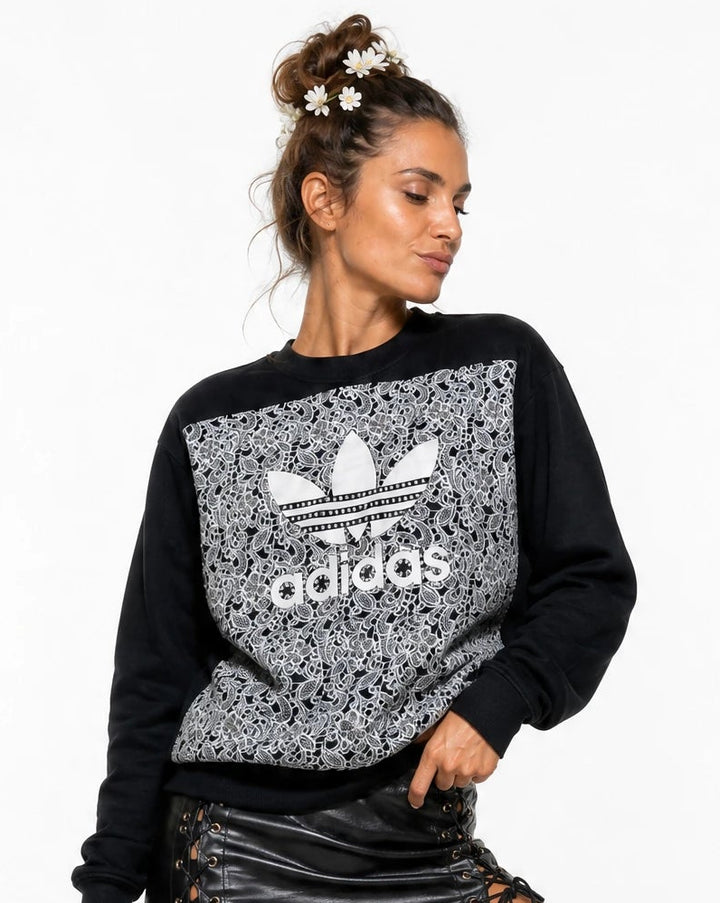 Sweatshirt Adidas Flora Black