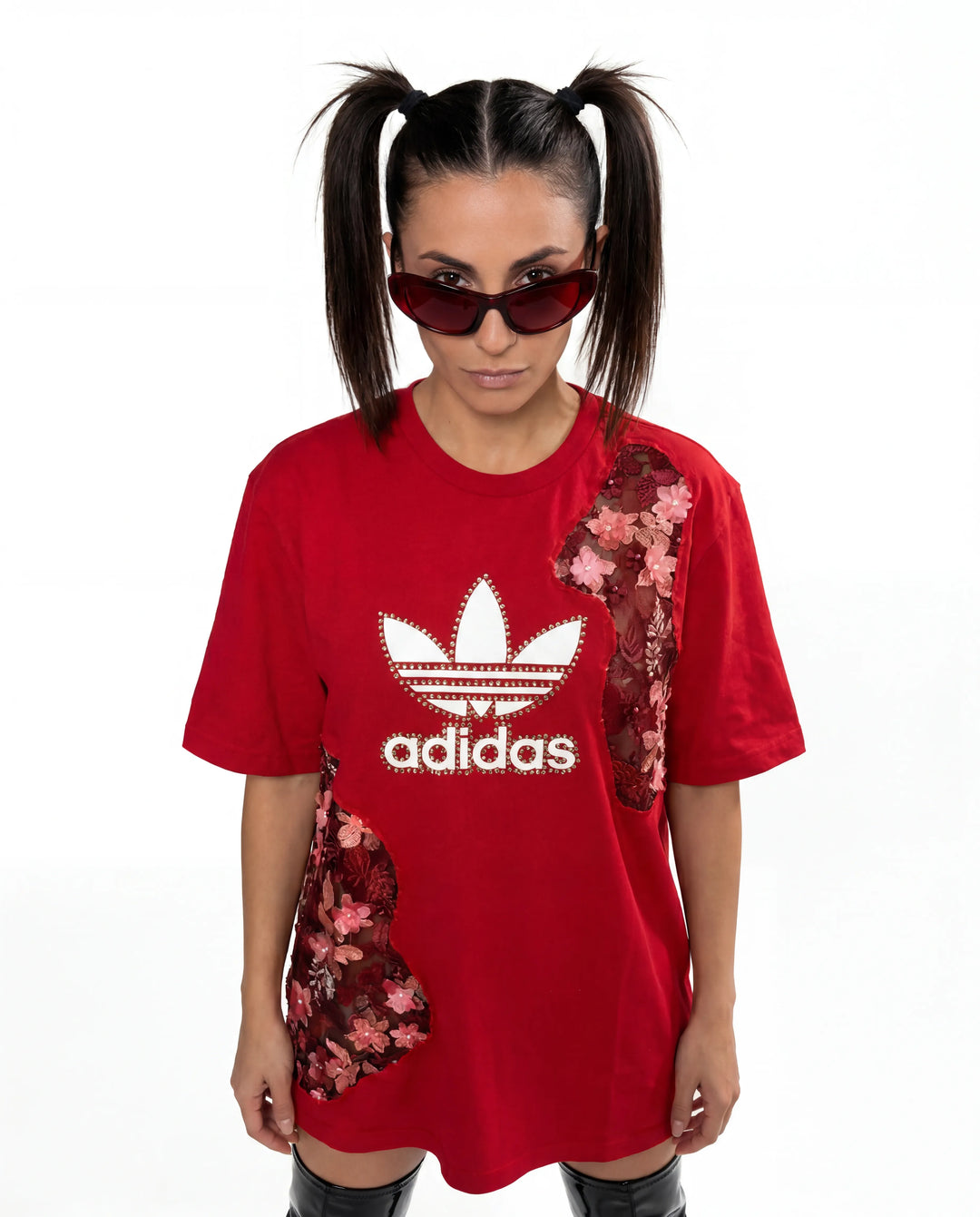 T-Shirt Adidas Red Bloom