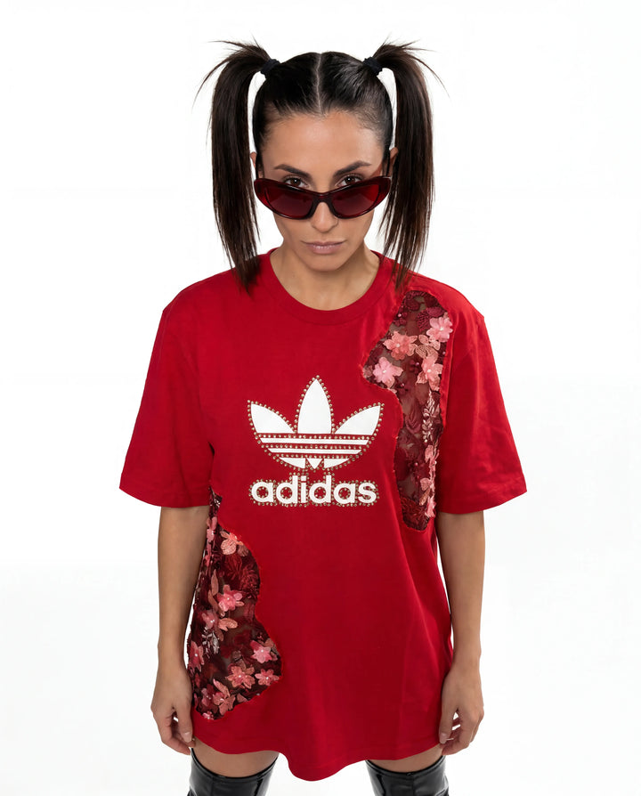 T-Shirt Adidas Red Bloom
