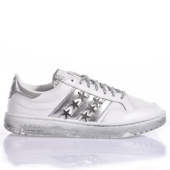 ADIDAS TEAM COURT SILVER STARS