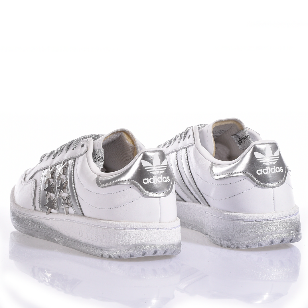 ADIDAS TEAM COURT SILVER STARS