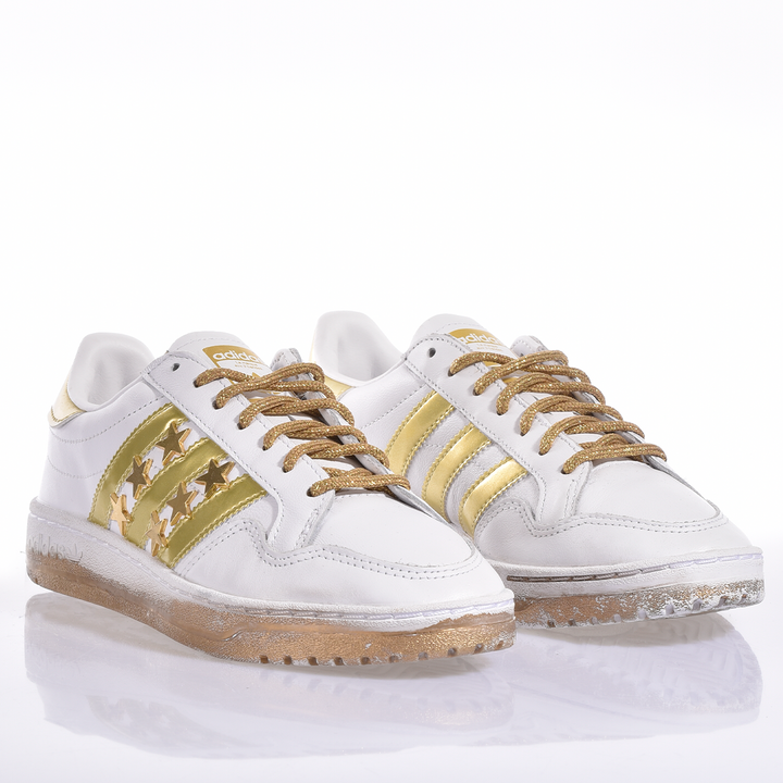 Adidas Team Court Gold Stars