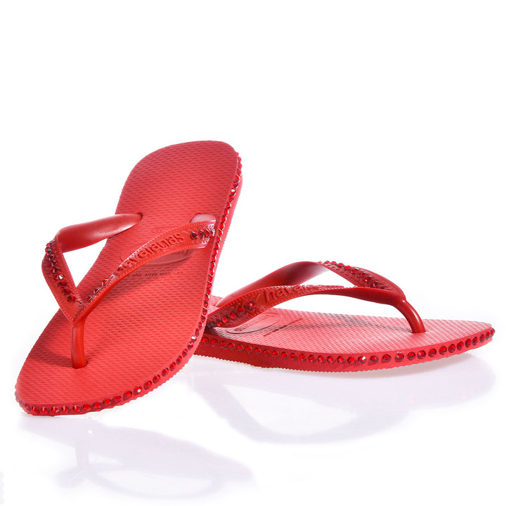 Havaianas Mono Red Swarovski