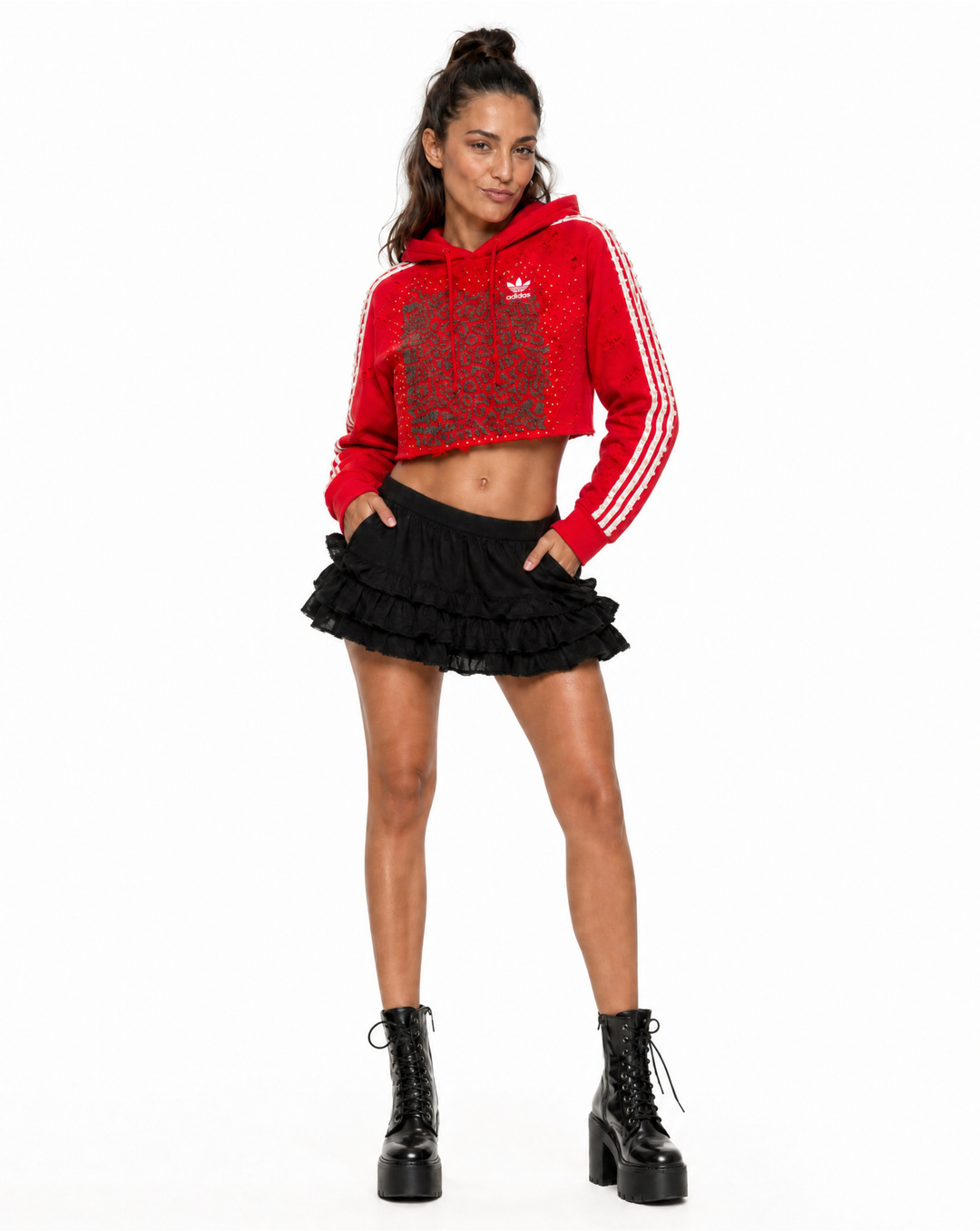 Hoodie Adidas Leo Red Luxury