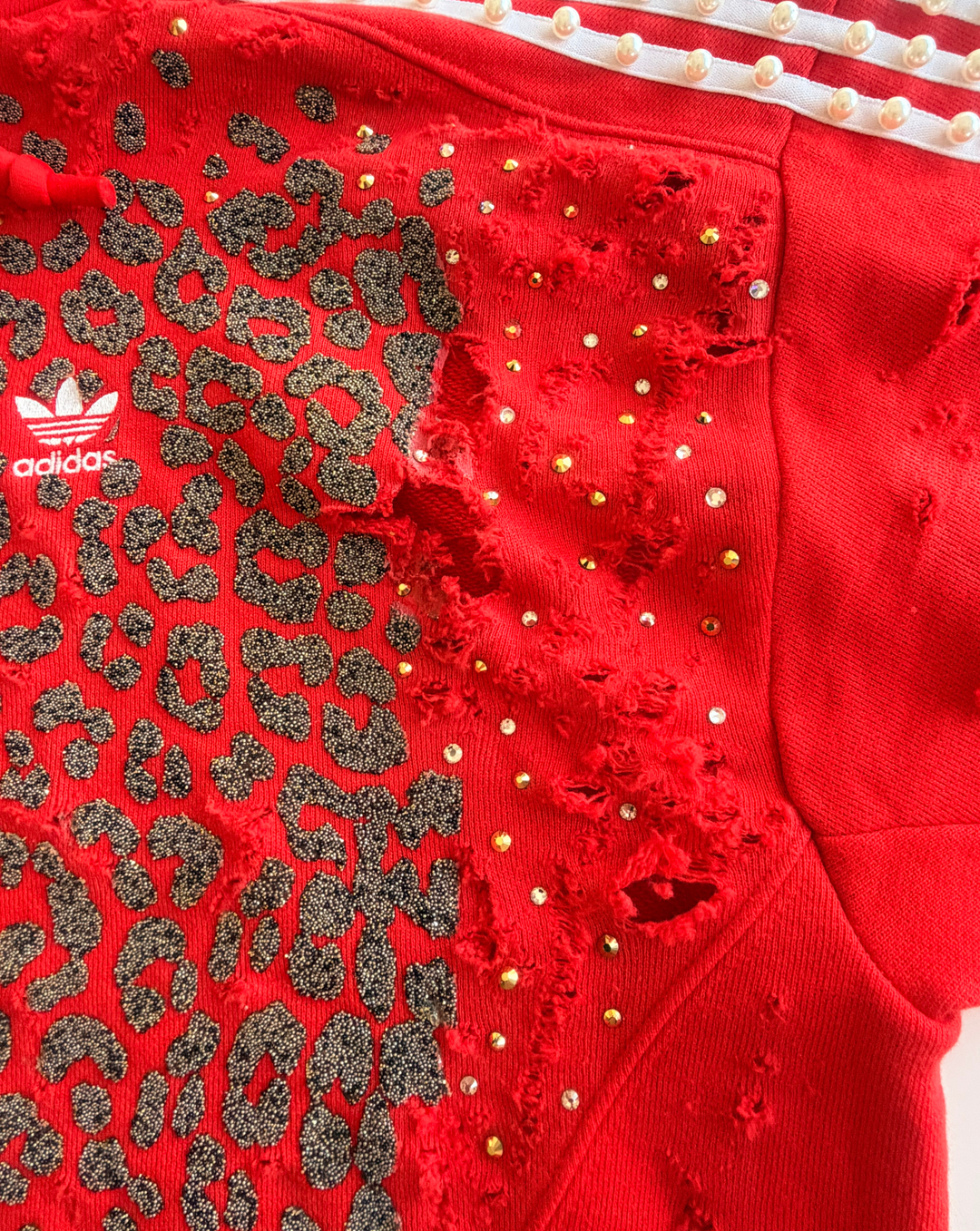 Hoodie Adidas Leo Red Luxury