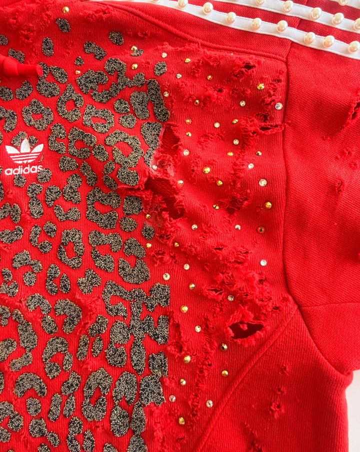 Hoodie Adidas Leo Red Luxury