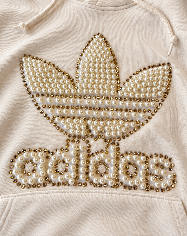 Hoodie Adidas Ivory Pearls
