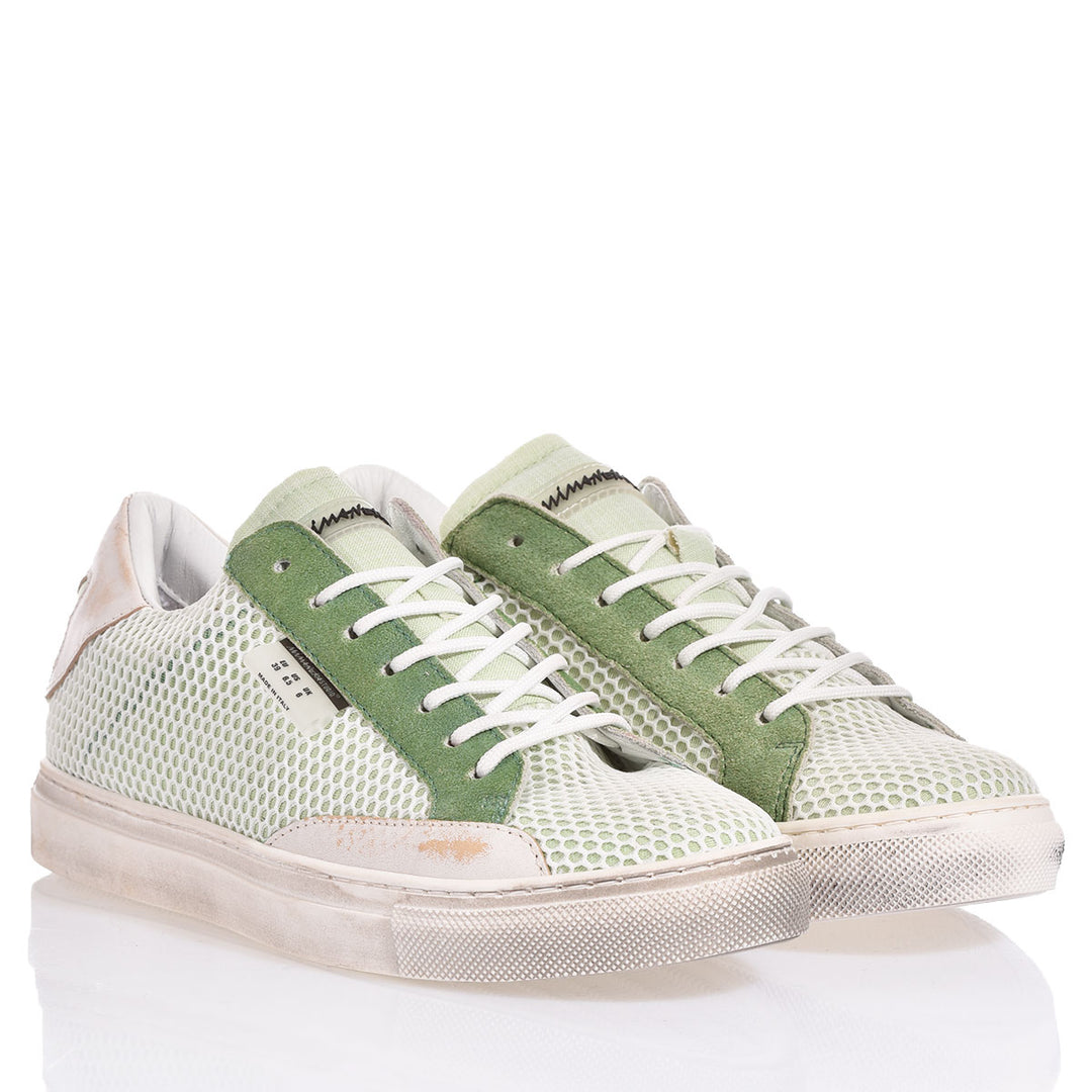 Mimanera Garage Grid Pistachio Denim