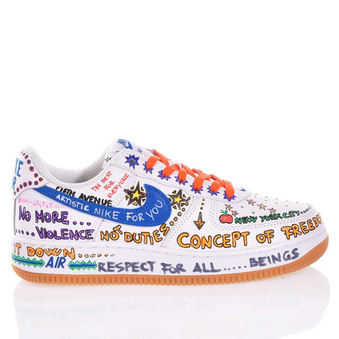 Nike Air Force White Written - Main Image